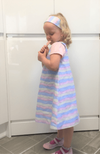 This reversible a-line dress sewing pattern will teach you how to make the perfect a-line dress in sizes newborn to 12 years!