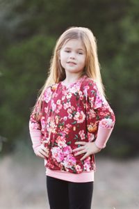 It’s dreamy, it’s drapey, and it’s easy to sew... the Dreamy Drape Top is a childrens batwing top sewing pattern that's super comfy and totally on-trend.