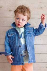 The Kingston is a childrens denim jacket pattern. It is a beautifully-finished jacket for boys and girls, and has many different options to make it unique!