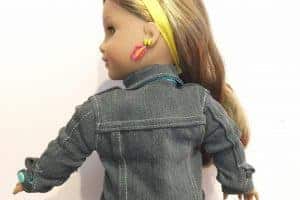 The Kingston is a dolls denim jacket pattern. It is a beautifully-finished jacket for 18 inch dolls, and has many different options to make it unique!