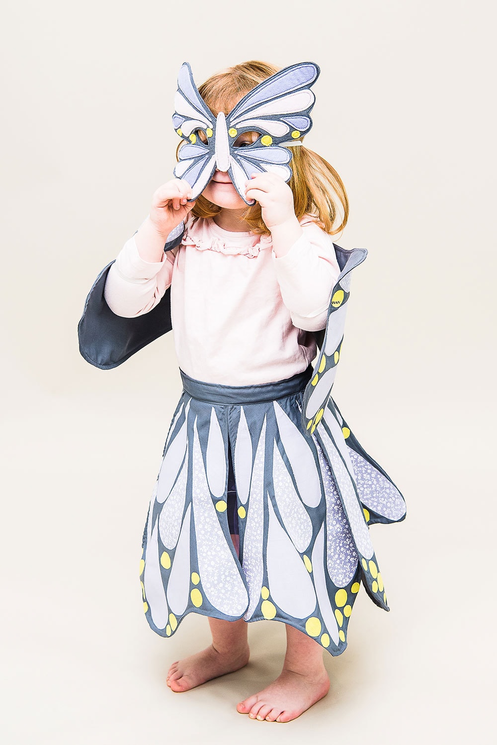 The free DIY butterfly costume sewing pattern lets you use your imagination, creating a wonderfully delightful outfit that will become a firm favourite.