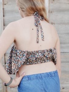 The Bandeau Top: A quick gorgeous sew for those hot summer days. This ladies crop top sewing pattern comes in sizes XXS to 5XL