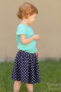 The Arabella is a beautiful childrens maxi skirt pattern. An easy and quick sew with lots of options, it's a perfect beginner skirt sewing pattern!