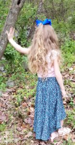 Flowy and fun, the childrens high low skirt sewing pattern gives you HIGH impact with LOW effort! A really quick sew with maximum wow factor!