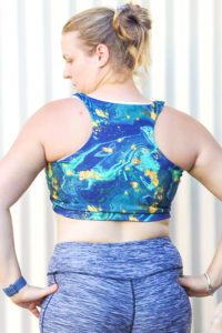 From crop top to workout top, with an optional phone pocket, this ladies tank top sewing pattern takes you where you need to go.