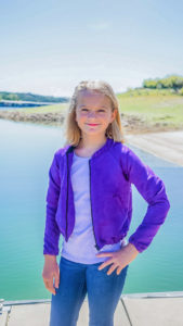 Sew up some warm, sporty casual style with this childrens bomber jacket sewing pattern in sizes 12 months to 12 years.