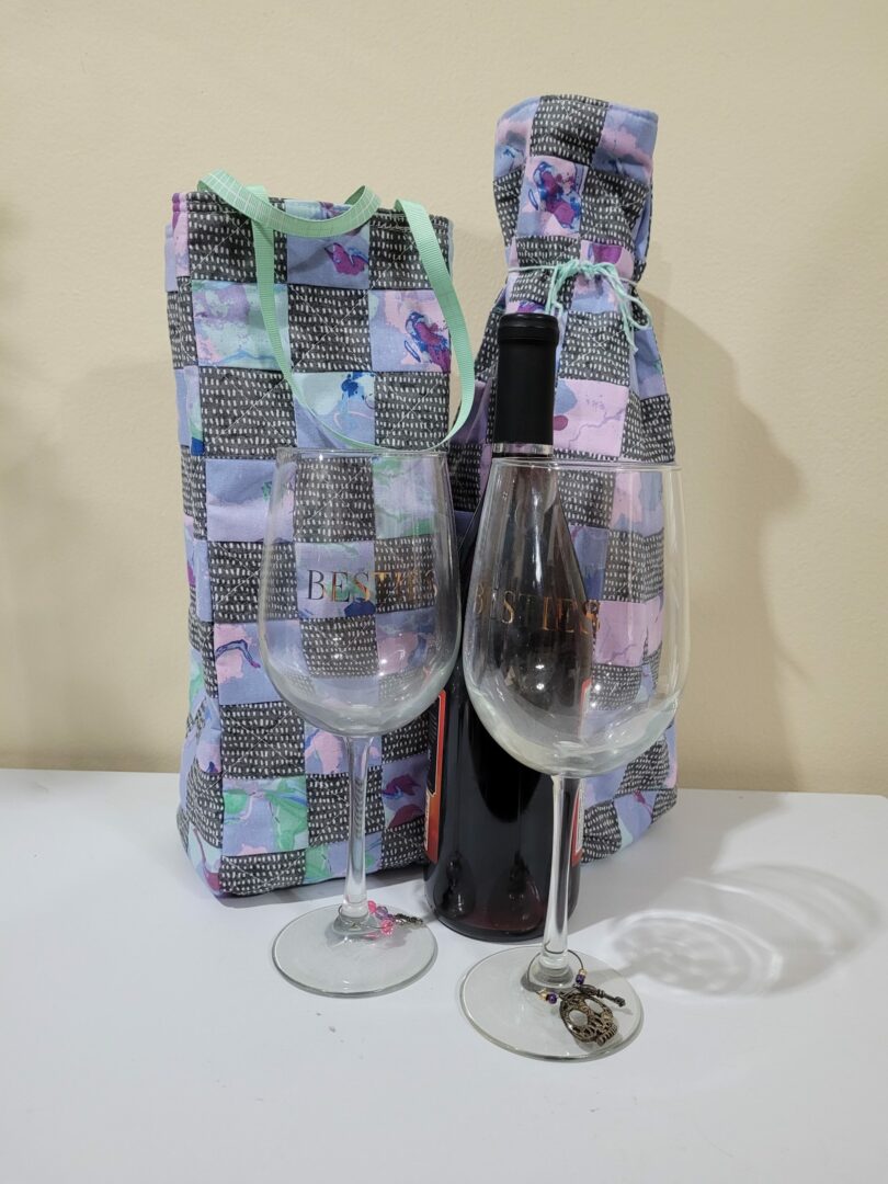 quilted wine bag pattern