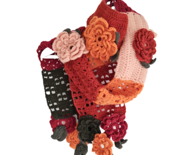 Crochet Rose Scarf