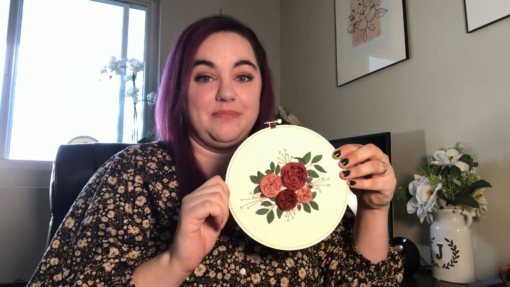 rose embroidery 8