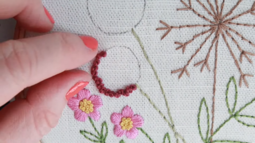 french knot embroidery 3